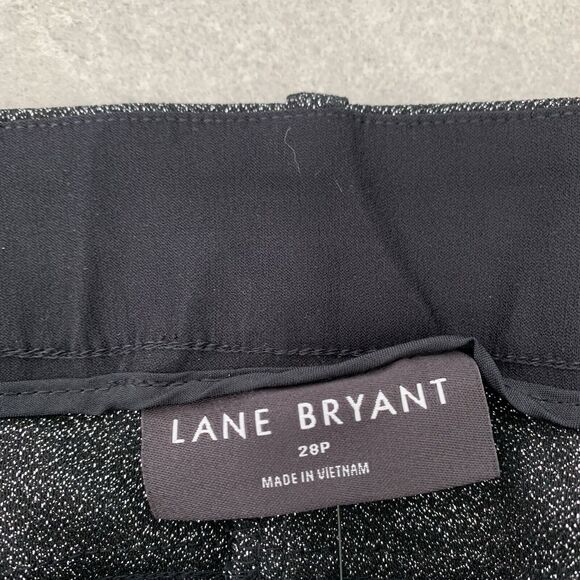Lane Bryant Signature Fit Slim Ankle Shimmery Gray 28P Petites Pants NWT - Picture 2 of 6